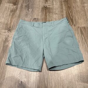 J. Crew Stretch Green Chino Shorts